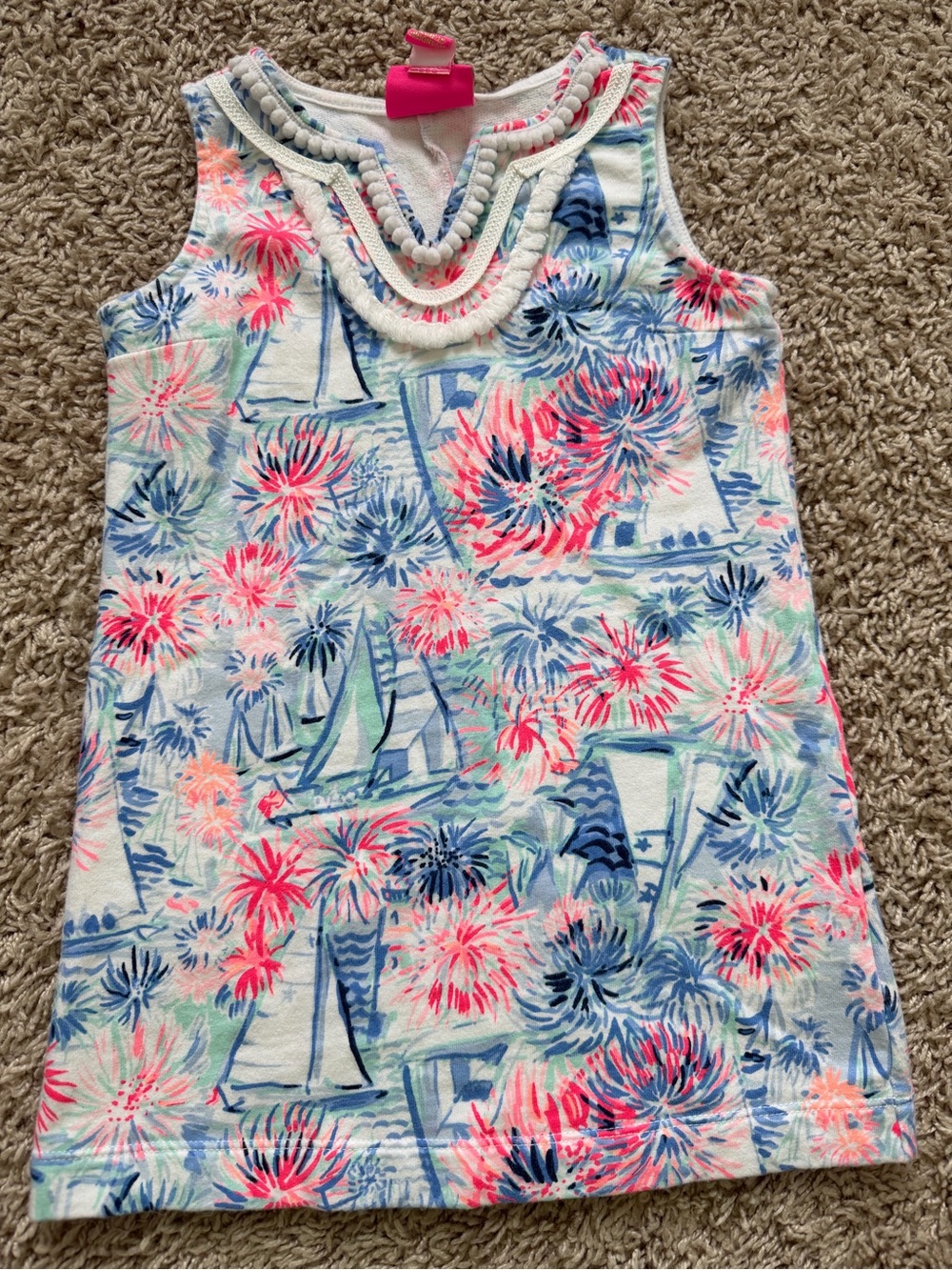 EUC Lilly Pulitzer Kids Dress Sz XS (2/3)